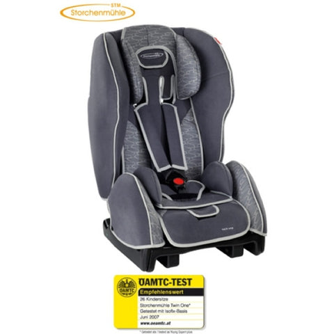 斯迪姆Twin One儿童汽车安全座椅深灰 - Storchenmühle Kindersitz Twin One oxxy