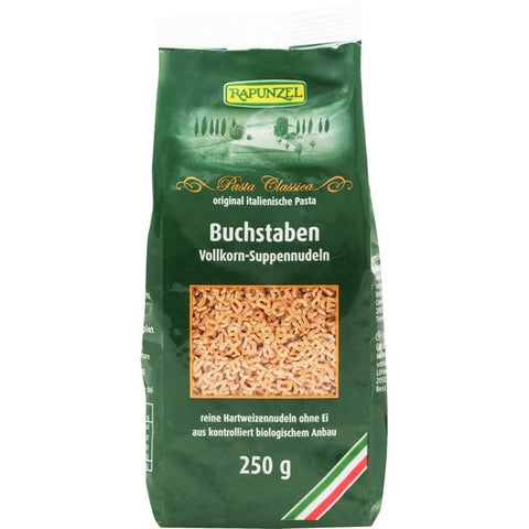长发公主儿童有机全麦字母面250g - Rapunzel Bio Buchstaben Vollkorn-Suppennudeln 250g
