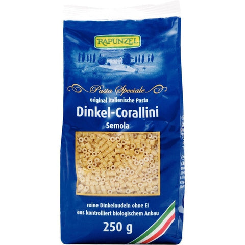 长发公主儿童有机空心短面250g - Rapunzel Bio Dinkel-Corallini Semola 250g