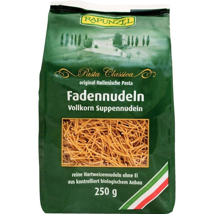 长发公主儿童有机全麦细面250g - Rapunzel Bio Fadennudeln Vollkorn Suppennudeln 250g
