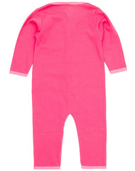 name it 粉红长袖婴儿连脚裤瓦伦蒂娜（VALENTINA） - Langarm-Strampler VALENTINA in pink