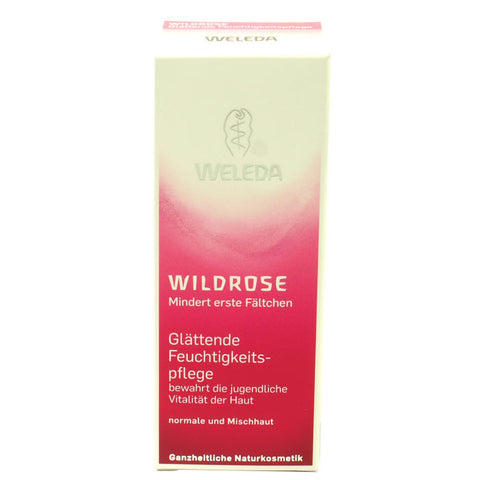 维蕾德野玫瑰保湿面霜 30ml - 30ml Weleda Wildrose Glättende Feuchtigkeitspflege