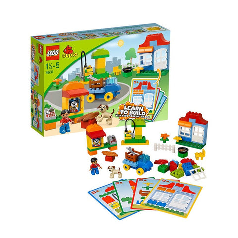 乐高得宝系列积木4631建筑入门学习 - LEGO DUPLO 4631 Bau-Lernspiel