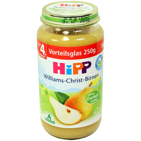 喜宝威廉姆斯梨泥4个月以上 六瓶装 每瓶250g - 6er Pack 250g Hipp n. d. 4. Monat Williams-Christ-Birnen