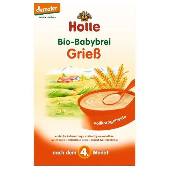 泓乐婴儿有机粗粒小麦米粉 4个月以上 250g - Holle Bio-Babybrei Grieß n.d. 4. Monat 250g
