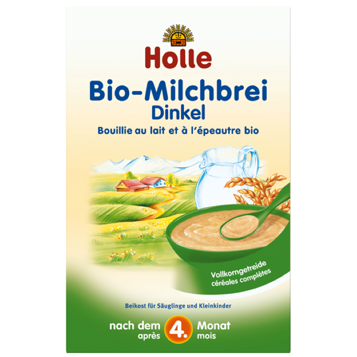 泓乐婴儿有机斯佩尔特小麦奶粥 4个月以上 250g - Holle Bio-Milchbrei Dinkel n.d. 4. Monat 250g