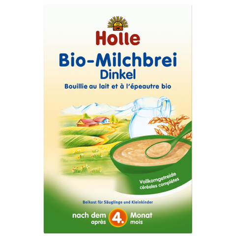 泓乐婴儿有机斯佩尔特小麦奶粥 4个月以上 250g - Holle Bio-Milchbrei Dinkel n.d. 4. Monat 250g