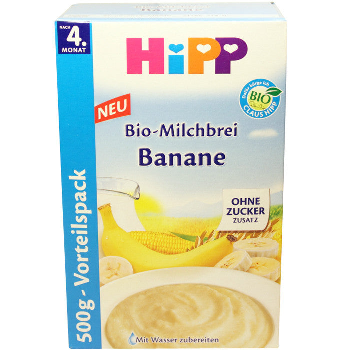 喜宝有机香蕉奶糊 4个月以上 500g - 500g Hipp Bio-Milchbrei Banane
