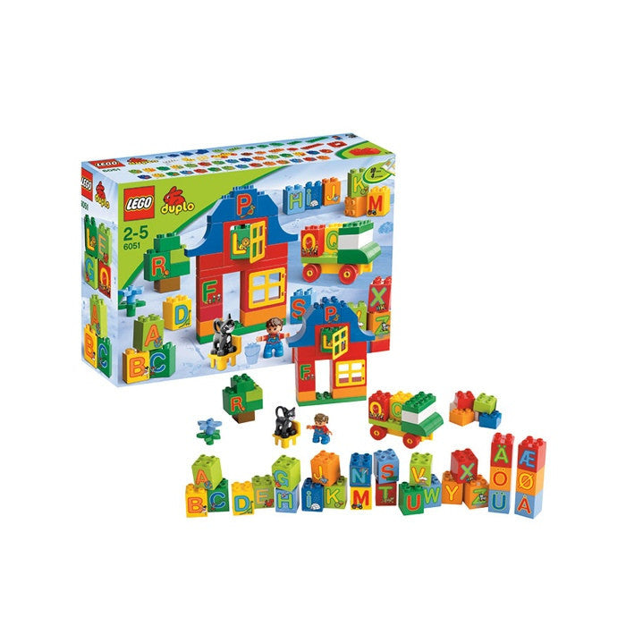 乐高得宝系列积木6051字母入门学习 - LEGO DUPLO 6051 Buchstaben-Lernspiel