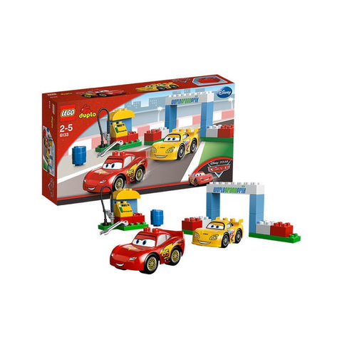 乐高得宝系列积木6133迪斯尼汽车总动员赛车 - LEGO DUPLO 6133 Disney Cars™ Das Wettrennen