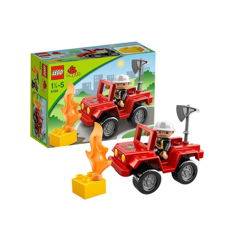 乐高得宝系列积木6169消防队长 - LEGO DUPLO 6169 Feuerwehr Hauptmann