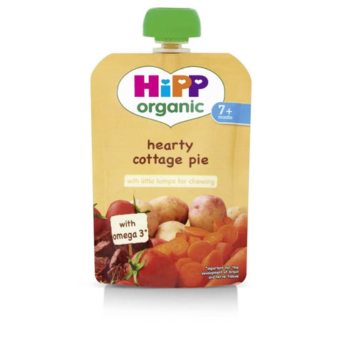 喜宝蔬菜泥吸吸乐有机牛肉土豆烩菜口味 7个月以上130g 10包装 - 10er Pack Hipp Kartoffelgemüse mit Bio-Rind 130g