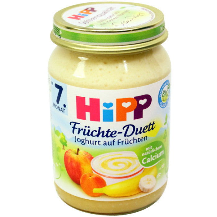 喜宝水果酸奶伴侣7个月以上 六瓶装 每瓶160g - 6er Pack 160g ab 7. Monat Früchte-Duett – Joghurt auf Früchten