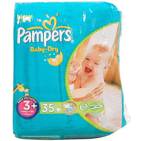 帮宝适Baby Dry系列纸尿裤 3+号 - Pampers Baby Dry Gr. 3+ Midi