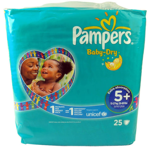 帮宝适Baby Dry系列纸尿裤 5+号 - Pampers Baby Dry Gr. 5+ Junior