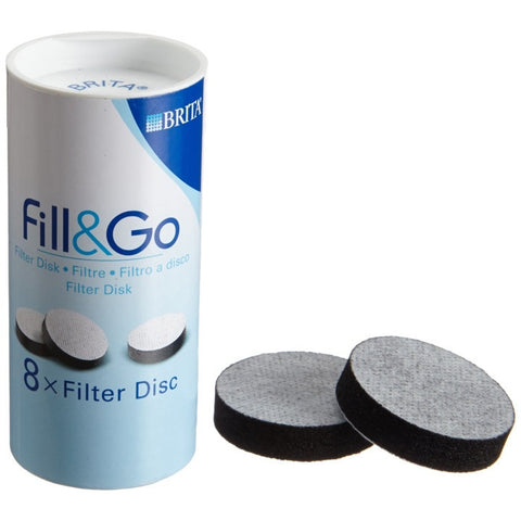 碧然德Fill&Go滤水杯滤芯8片装 - Brita Fill&Go Filter 8 Disc