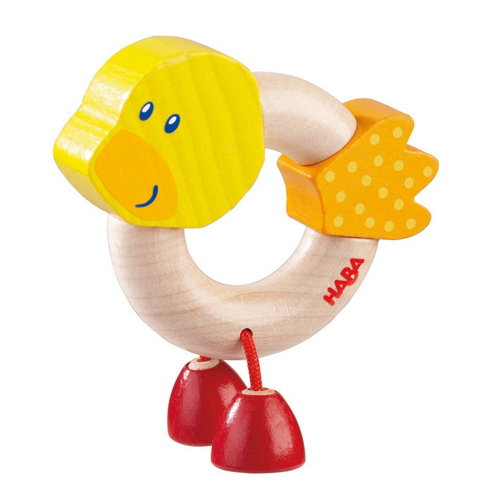 HABA木制黄色小鸟手抓玩具 - HABA Holz-Greifling Kleiner Spatz in gelb