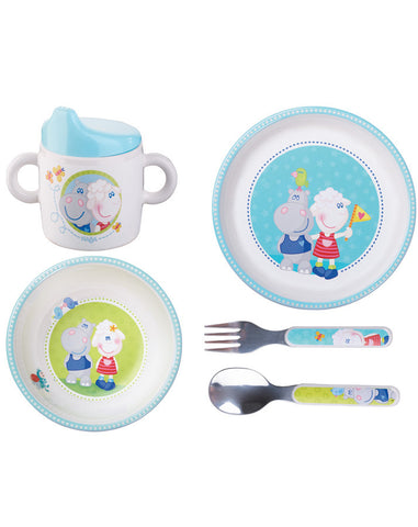 HABA彩色餐具套组内莉和尼利 - Geschirrset Nelli & Nili in bunt