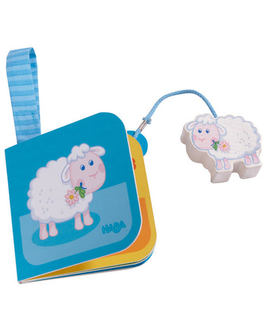 HABA初识解谜的乐趣——童车书羊蓝色 - Buggybuch Schaf mit erstem Puzzlespaß in blau