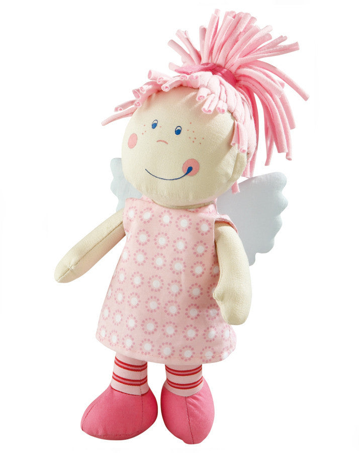 HABA纯天然娃娃守护天使蒂内粉红色 - Pure-Nature-Puppe Schutzengel Tine in rosa