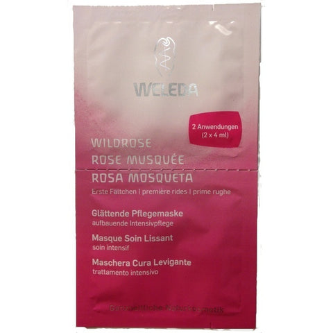 维蕾德野玫瑰深层滋养抗皱保湿面膜4ml - Weleda Wildrose Glättende Pflegemaske 4ml
