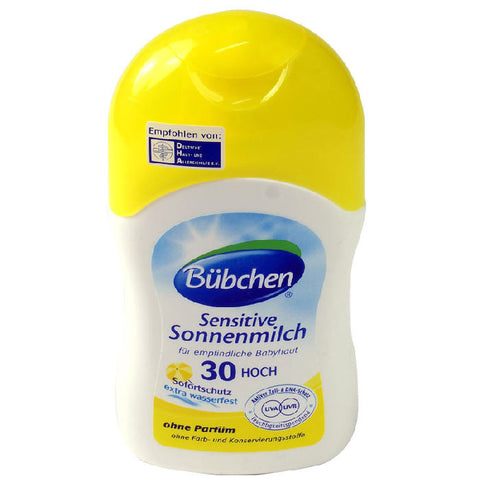 贝臣/宝比珊LSF30防晒乳 150ml - 150ml Bübchen Sonne Kids Sensitiv Sonnenmilch LSF30