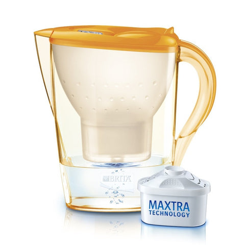 碧然德Marella Cool系列滤水壶橙黄2.4L - Brita Wasserfilter Marella Cool Marigold 2.4 L