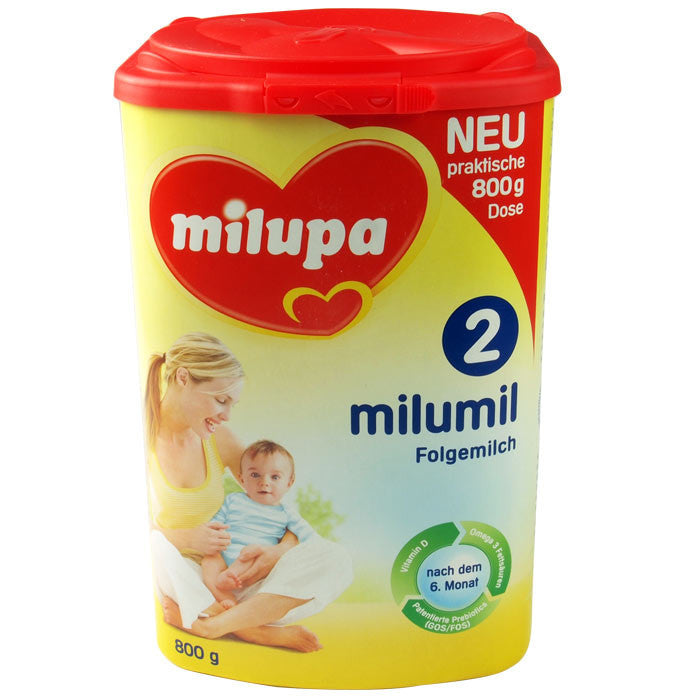 美乐宝Milumil配方奶粉 2段 800g - 800g Milupa Milumil 2