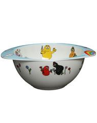 Petit jour 蓝色宽边汤碗巴巴爸爸 - Schüssel mit Griffen BARBAPAPA in blau