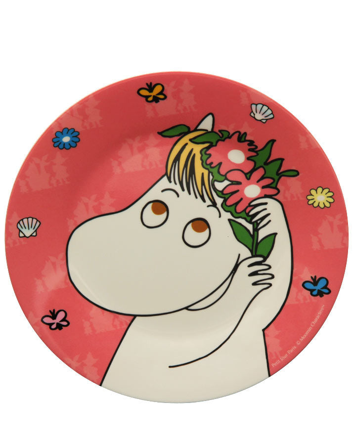Petit jour 粉红色浅盘姆明 - Teller Flach MOOMIN in rosa