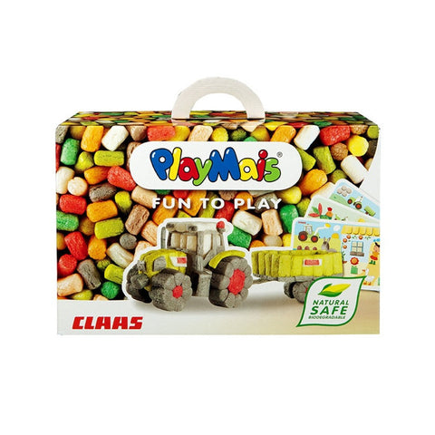 PlayMais玉米创意黏土 快乐农场套装 - PlayMais FUN TO PLAY CLAAS in bunt