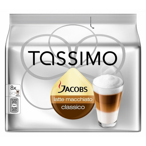 Tassimo Jacobs经典拿铁玛奇朵 8杯装 x5包 - 5er Pack Tassimo Jacobs Latte Macchiato Classico 8 Portionen