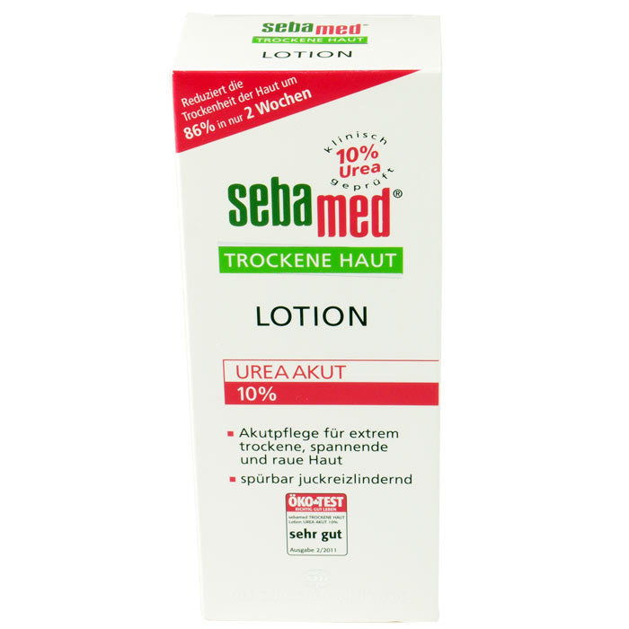 施巴UREA即效润肤露 200ml - 200ml Sebamed Trockene Haut Lotion Urea Akut 10%