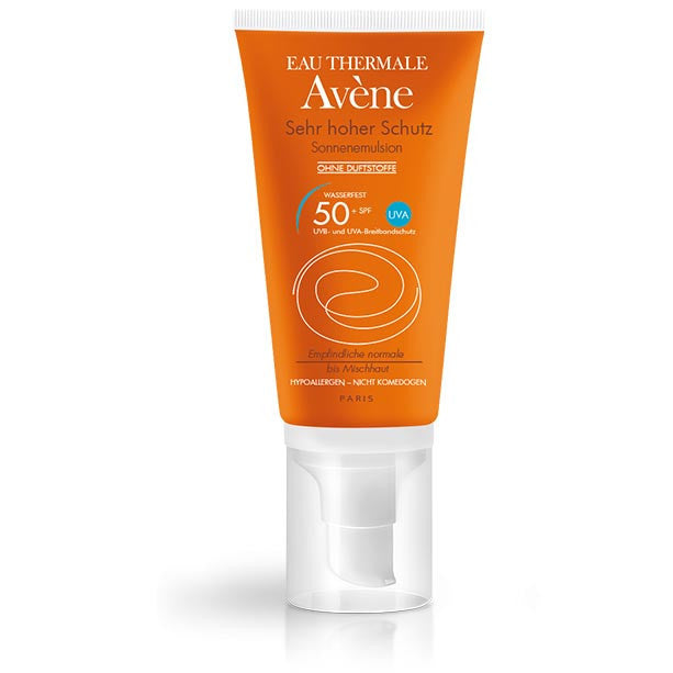 雅漾清爽倍护防晒乳SPF50+ 50ml - Avene Sonnenemulsion SPF50+ 50ml